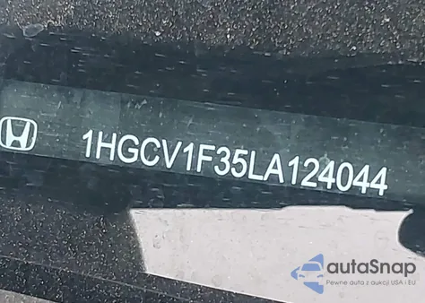 2020 Honda Accord Sport z USA, uszkodzony, nr VIN 1HGCV1F35LA124044
